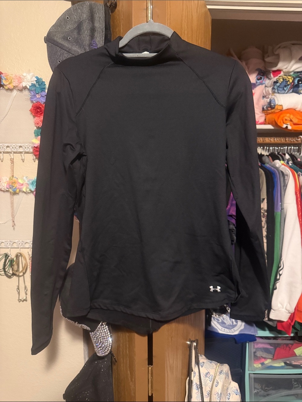Under Armour Black Performance Long Sleeve Top